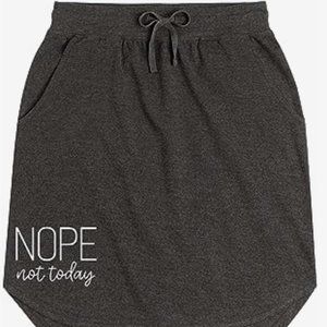 Nope Not Today Large Skirt Live Quick Show Listing ONLY